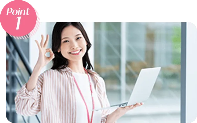 事務職の転職成功者のイメージ