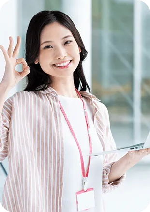 事務職の転職成功者のイメージ